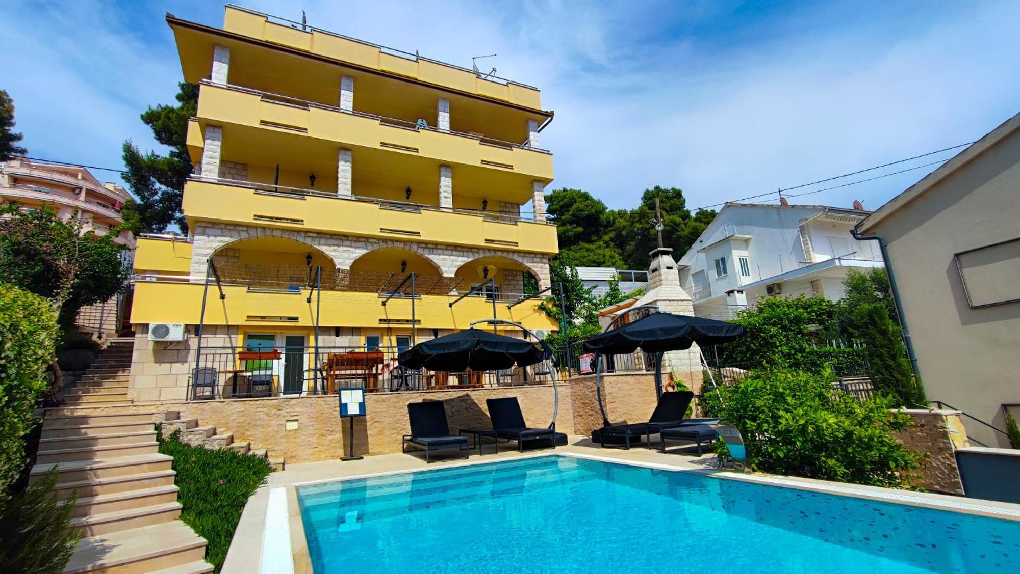 Villa Penava, Private Beach, Pool And 7Min To Trogir Luaran gambar