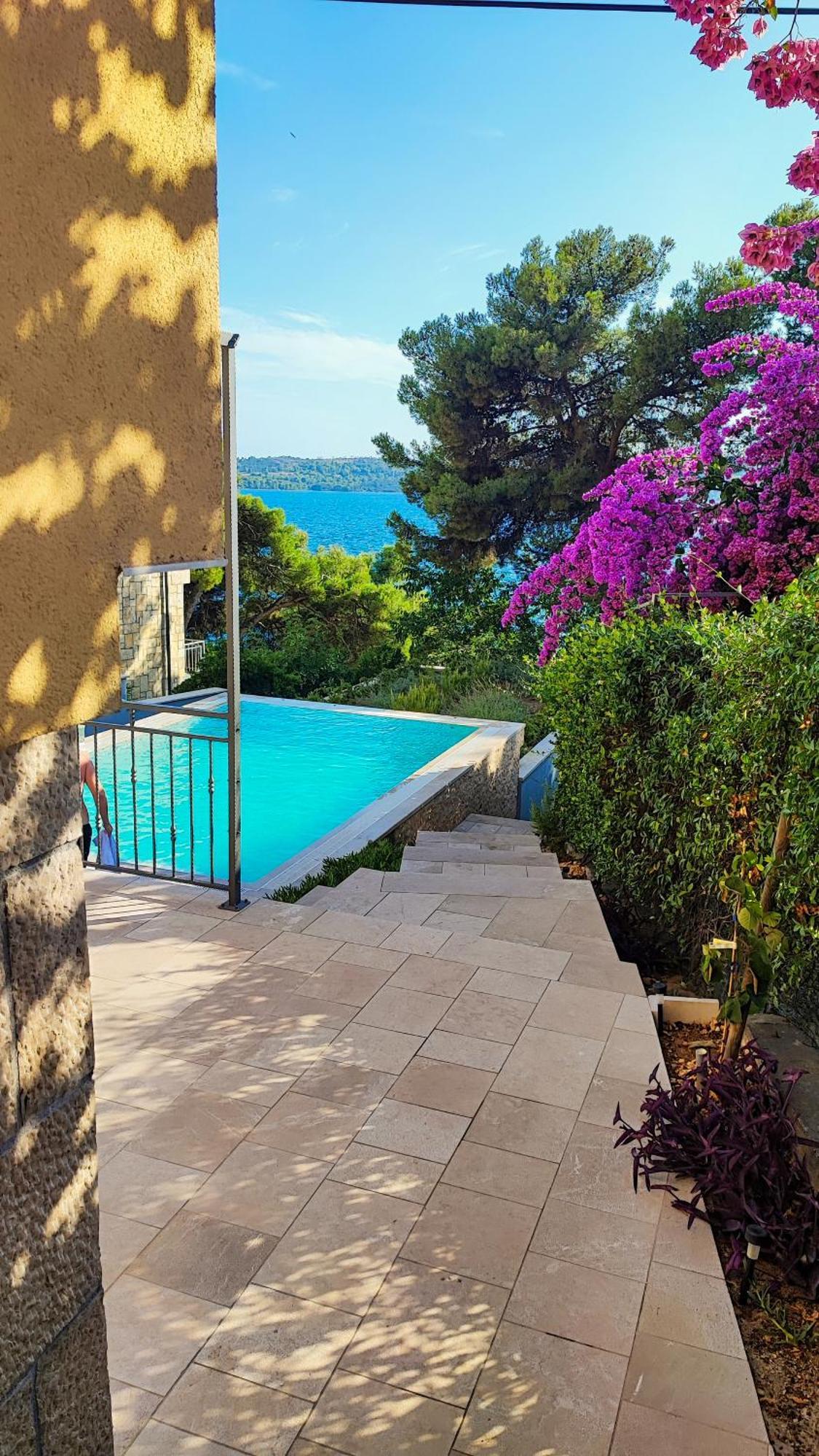 Villa Penava, Private Beach, Pool And 7Min To Trogir Luaran gambar